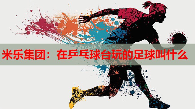 在乒乓球台玩的足球叫什么