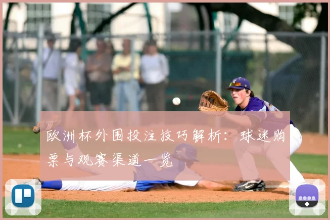 欧洲杯外围投注技巧解析：球迷购票与观赛渠道一览